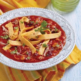 Easy Chicken Tortilla Soup Recipe Image